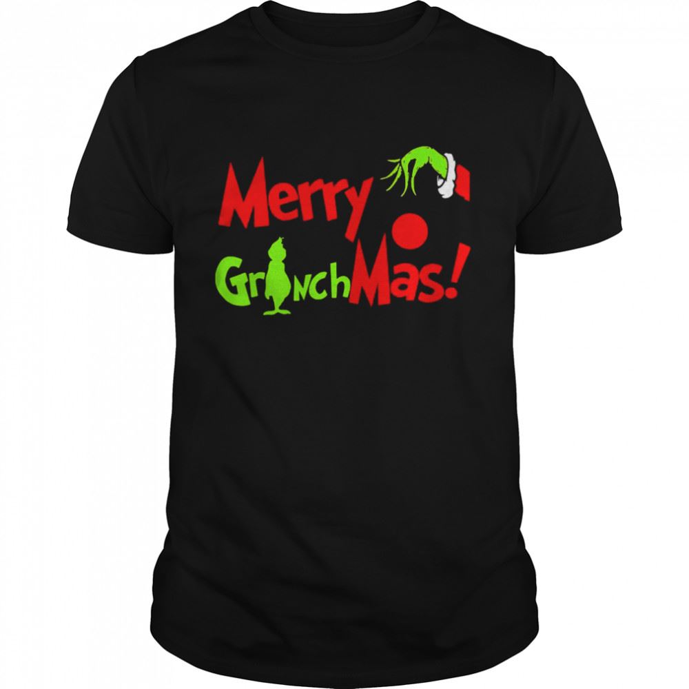 Attractive Merry Grinchmas Funny Christmas Shirt 