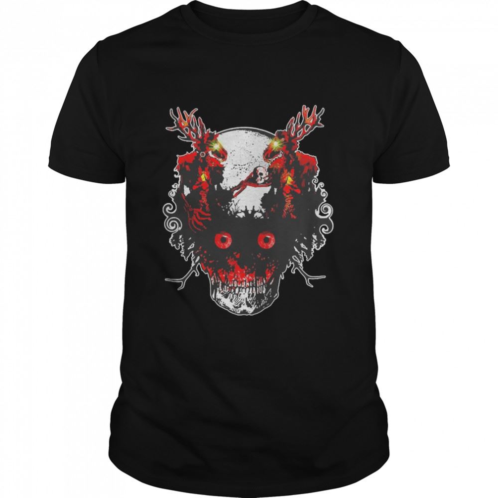 Limited Editon National Cryptid Society Wendigo Skull Monster Shirt 