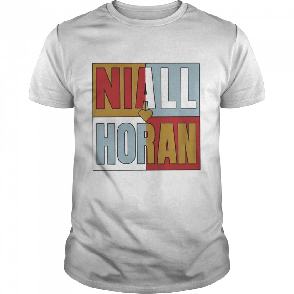 Promotions Niall Horan Color Block Shirt 