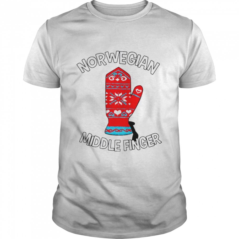 Awesome Norwegian Middle Finger Shirt 