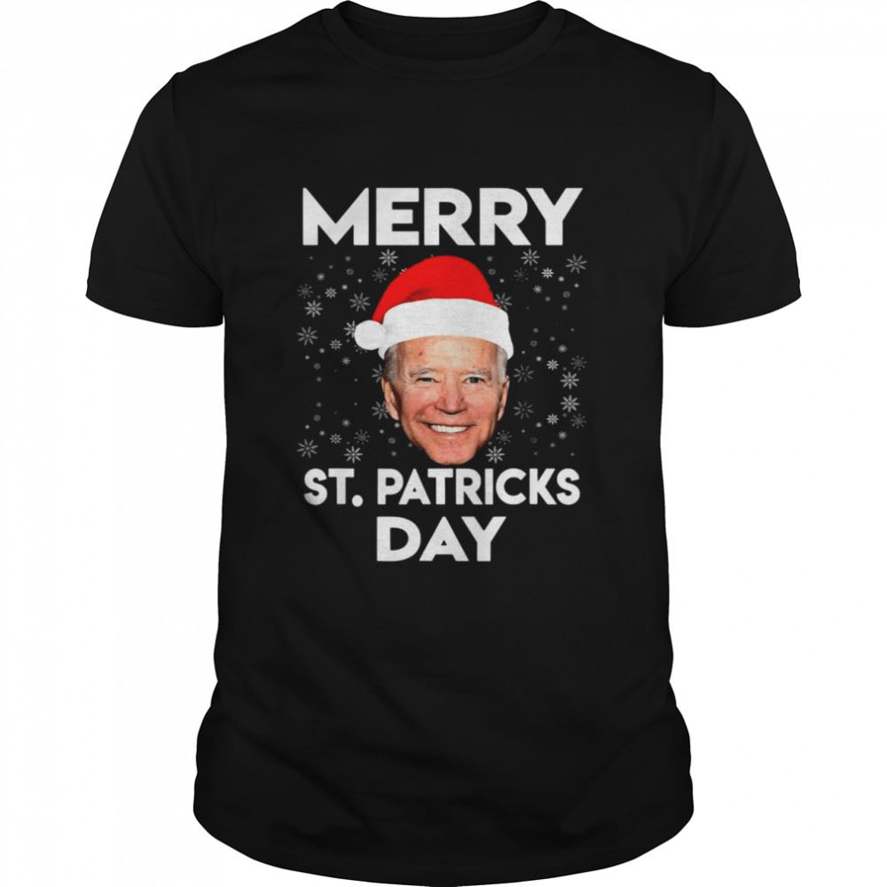 Amazing President Joe Biden Merry St Patricks Day Shirt 