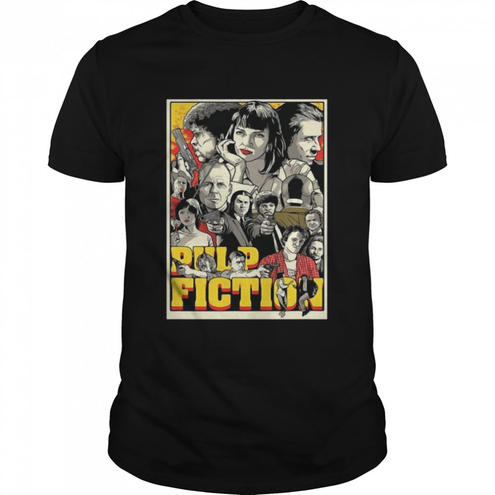 Gifts Pulp Fiction Characters Shirt 