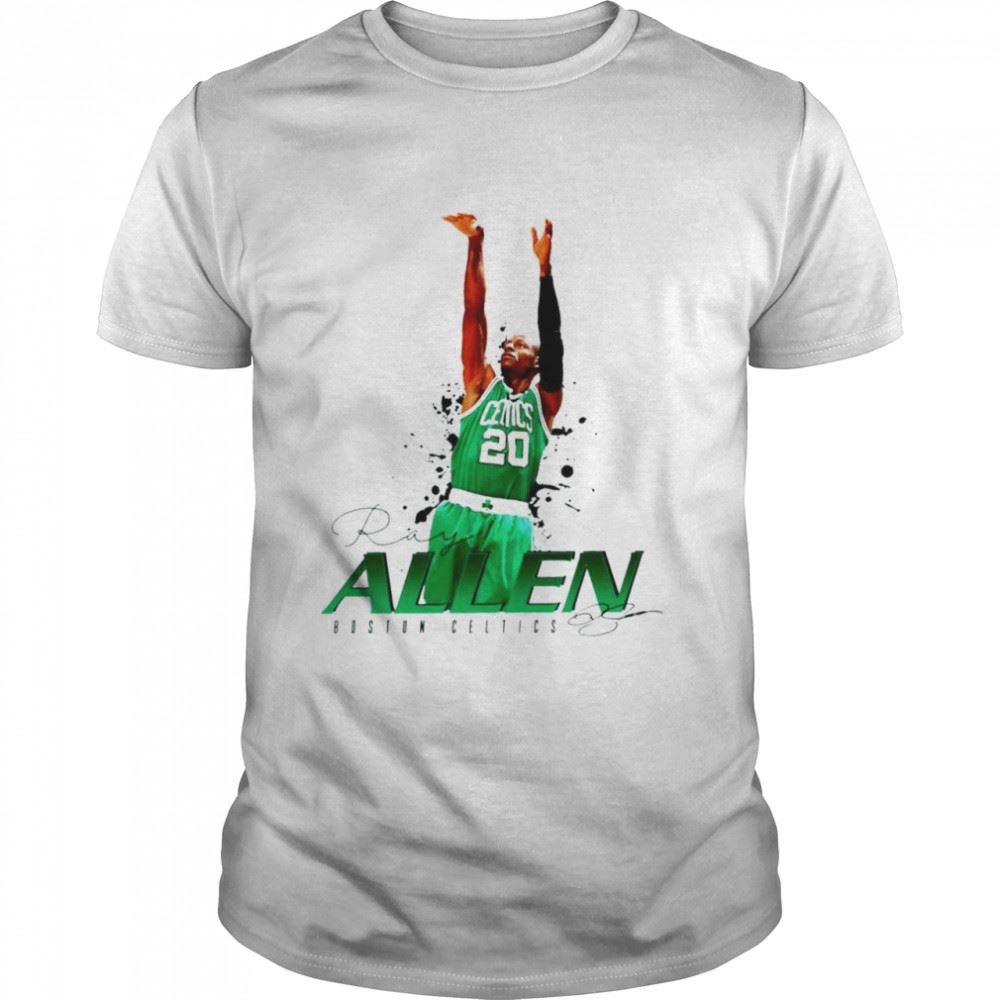 Gifts Ray Allen Boston Celtics Basketball Shirt 