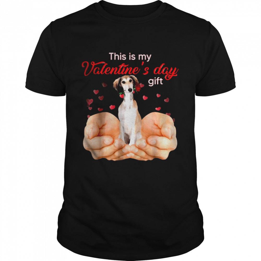 Interesting Saluki This Is My Valentines Day Pajama T-shirt 