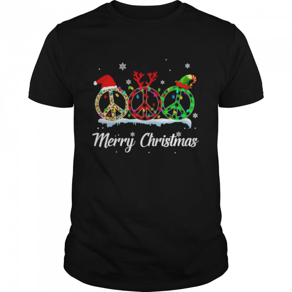 Gifts Santa Hippie Reindeer Merry Christmas Shirt 