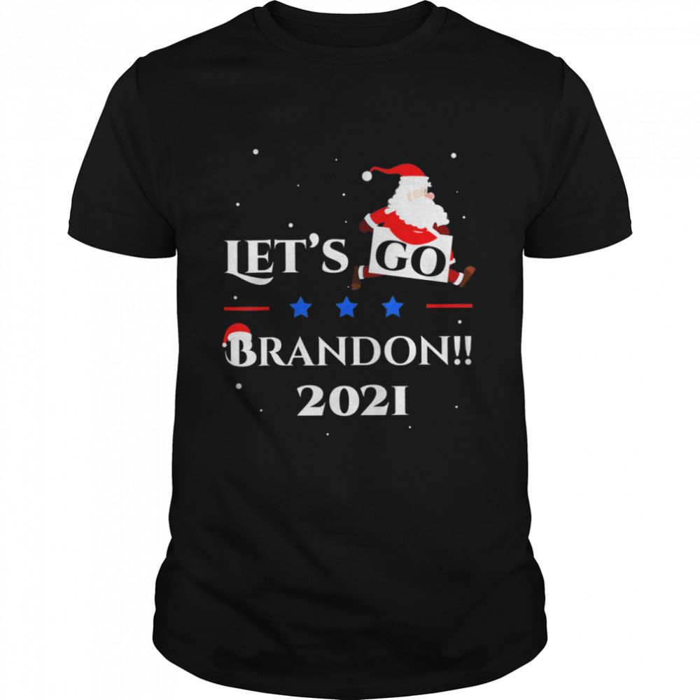 Attractive Santa Run Lets Go Branson Brandon 2021 Shirt 