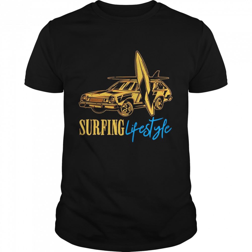Great Surfing Lifestyle Retro Vintage Surfer Surf Surfboard Shirt 