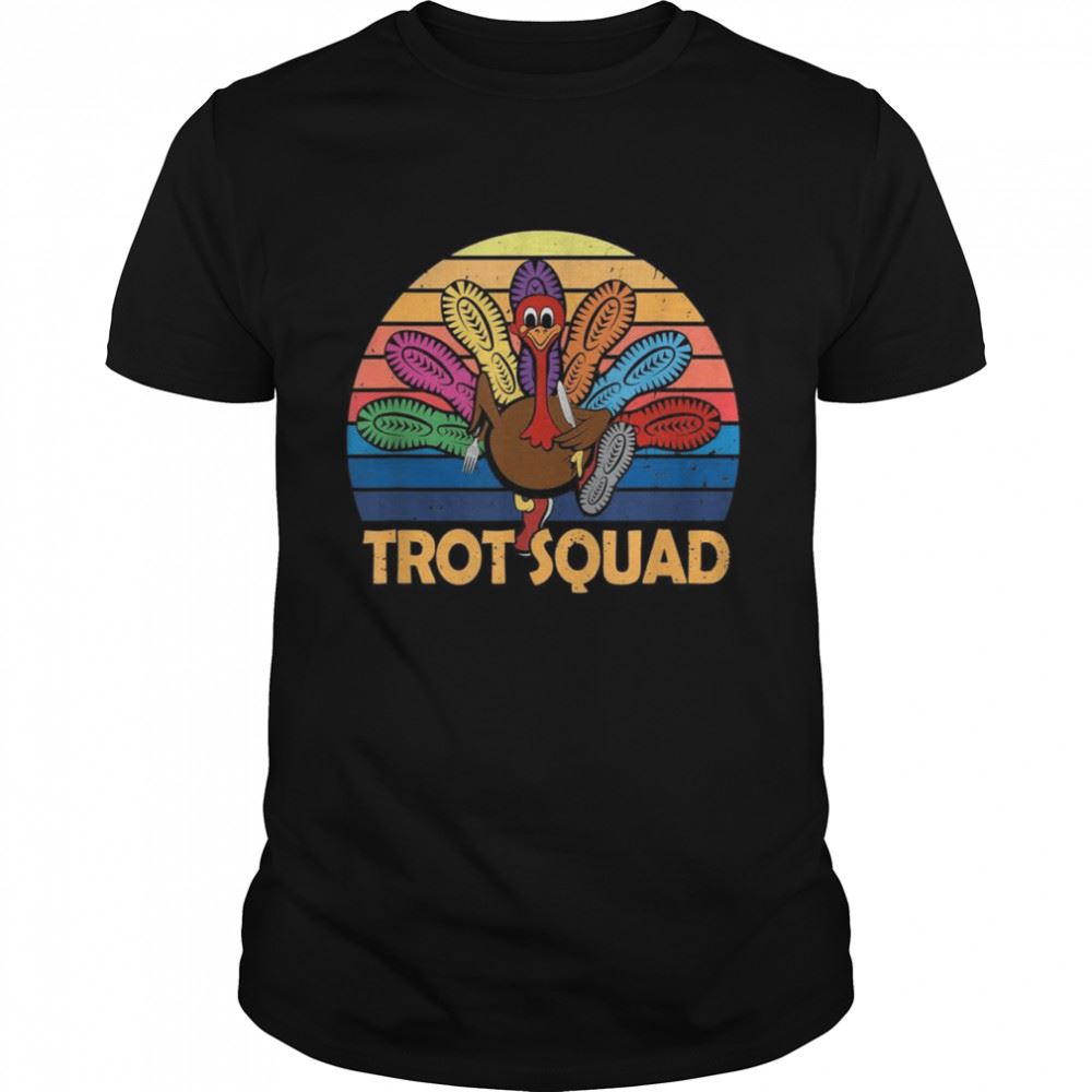 Best Thanksgiving Turkey Trot Squad Running Costume Shirt 