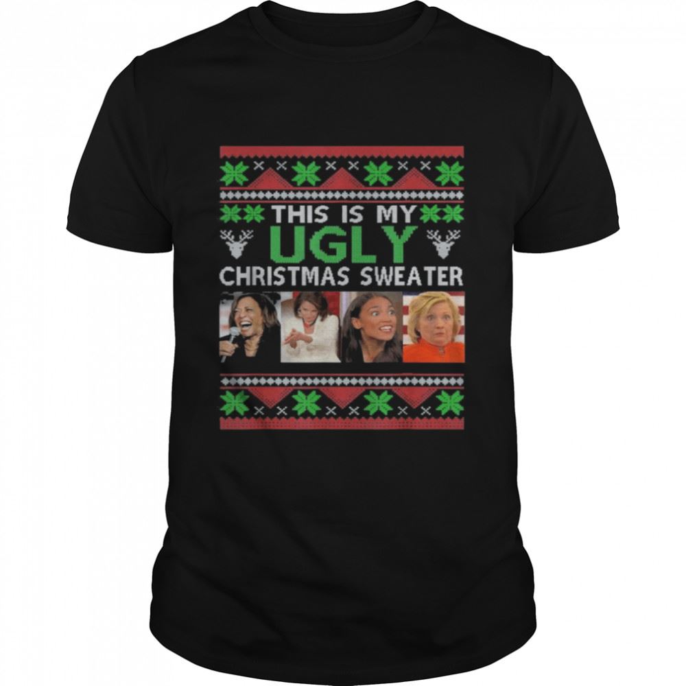 Special This Is My Ugly Christmas Anti-biden Xmas Pajamas T-shirt 