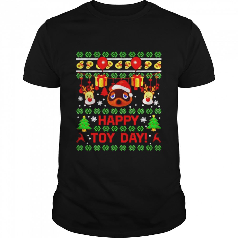 Great Tom Nook Ugly Christmas Shirt 