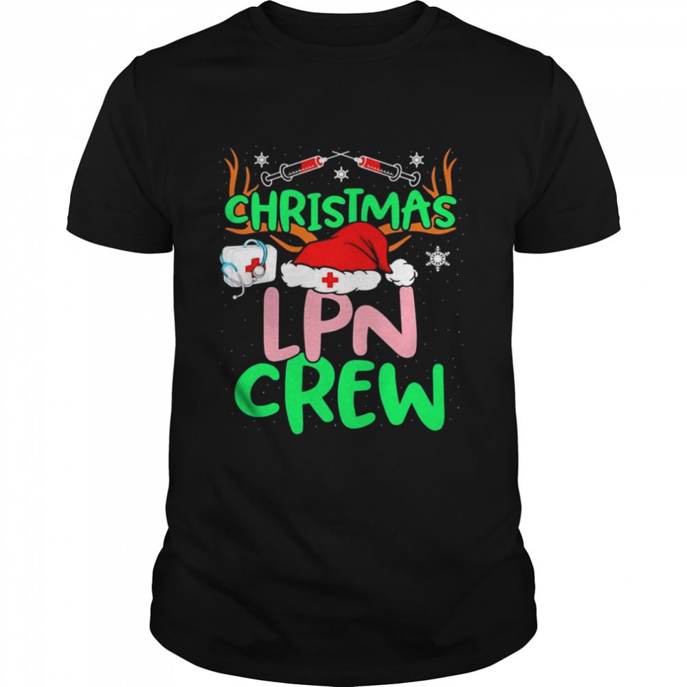 Limited Editon Vaccinated Christmas Lpn Crew Sweater Shirt 