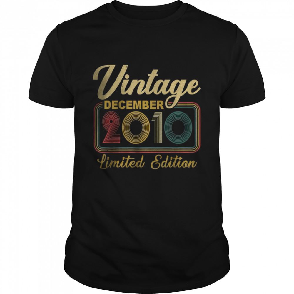 Amazing Vintage December 2010 Limited Edition T-shirt 