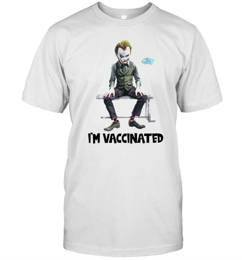 Gifts Joker Im Vaccinated Shirt 