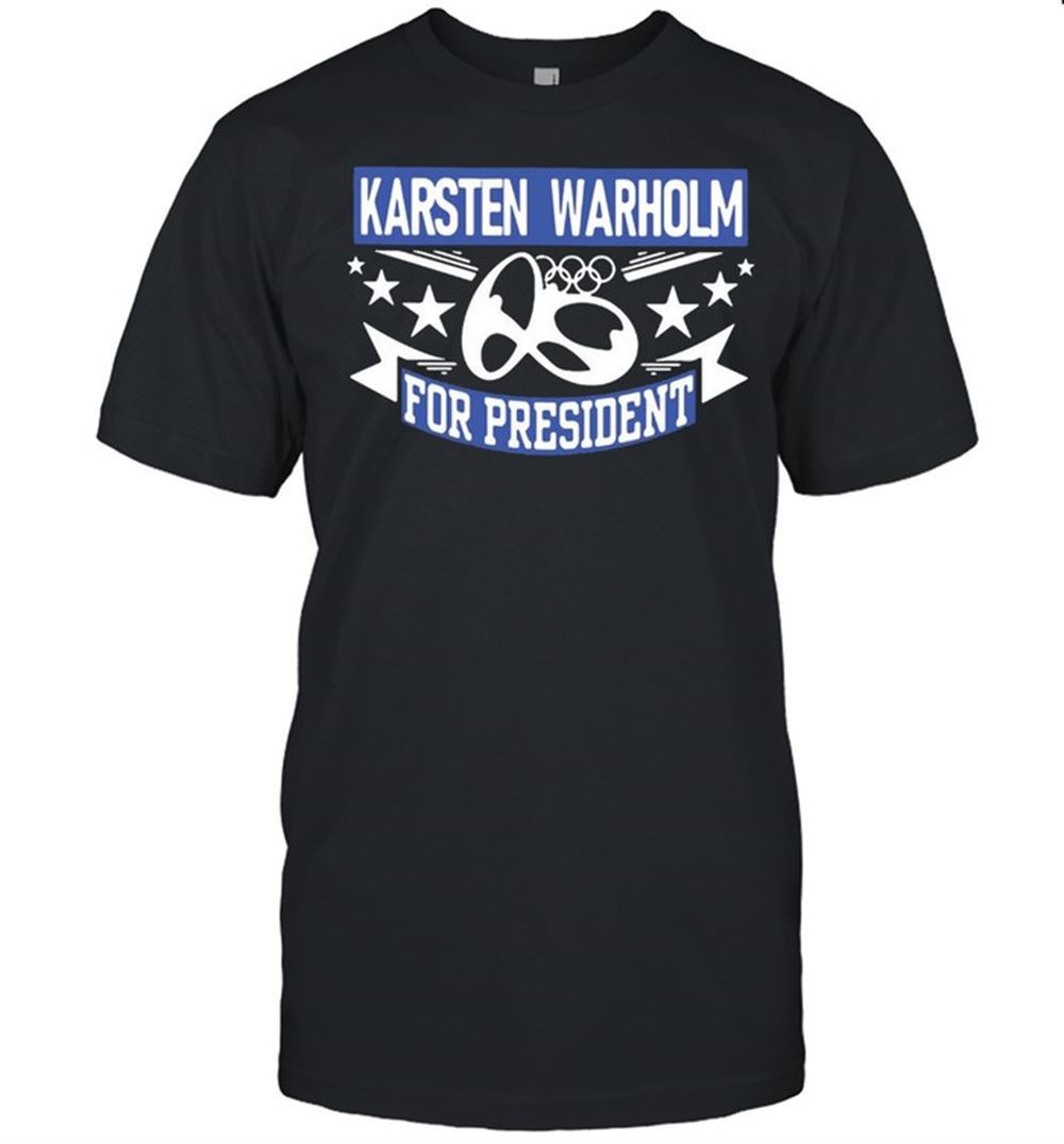 Promotions Karsten Warholm For President T-shirt 