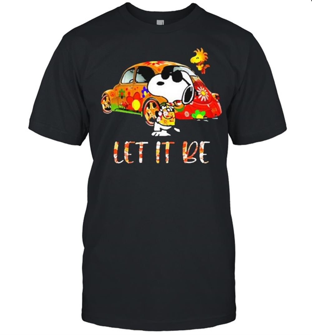 Interesting Let It Be Snoopy Summer Shirt 