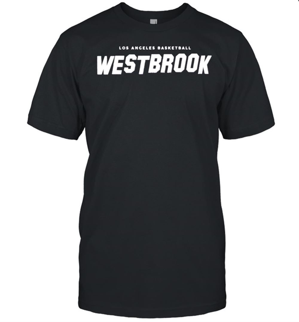 Promotions Los Angeles Basketball Russell Westbrook Hollywood Shirt 