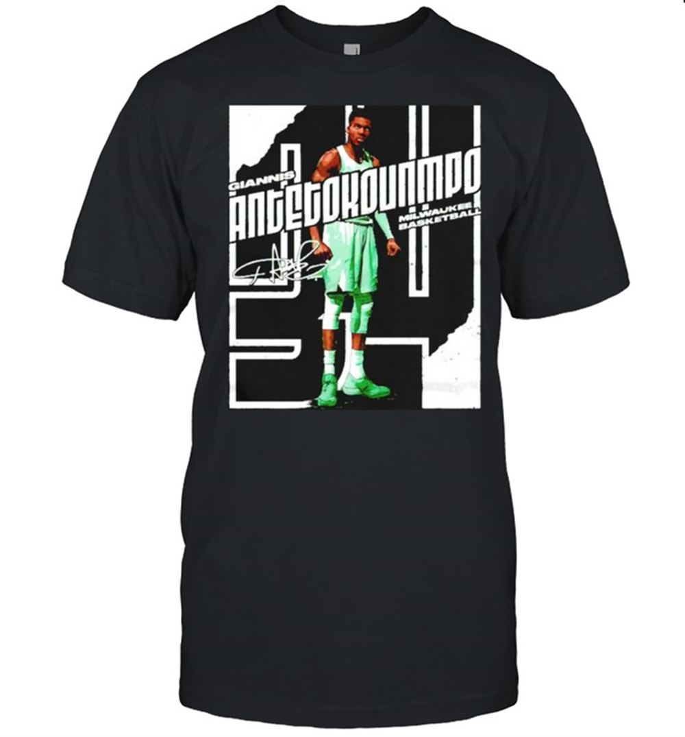 Amazing Milwaukee Basketball Giannis Antetokounmpo Stare Stretch Shirt 