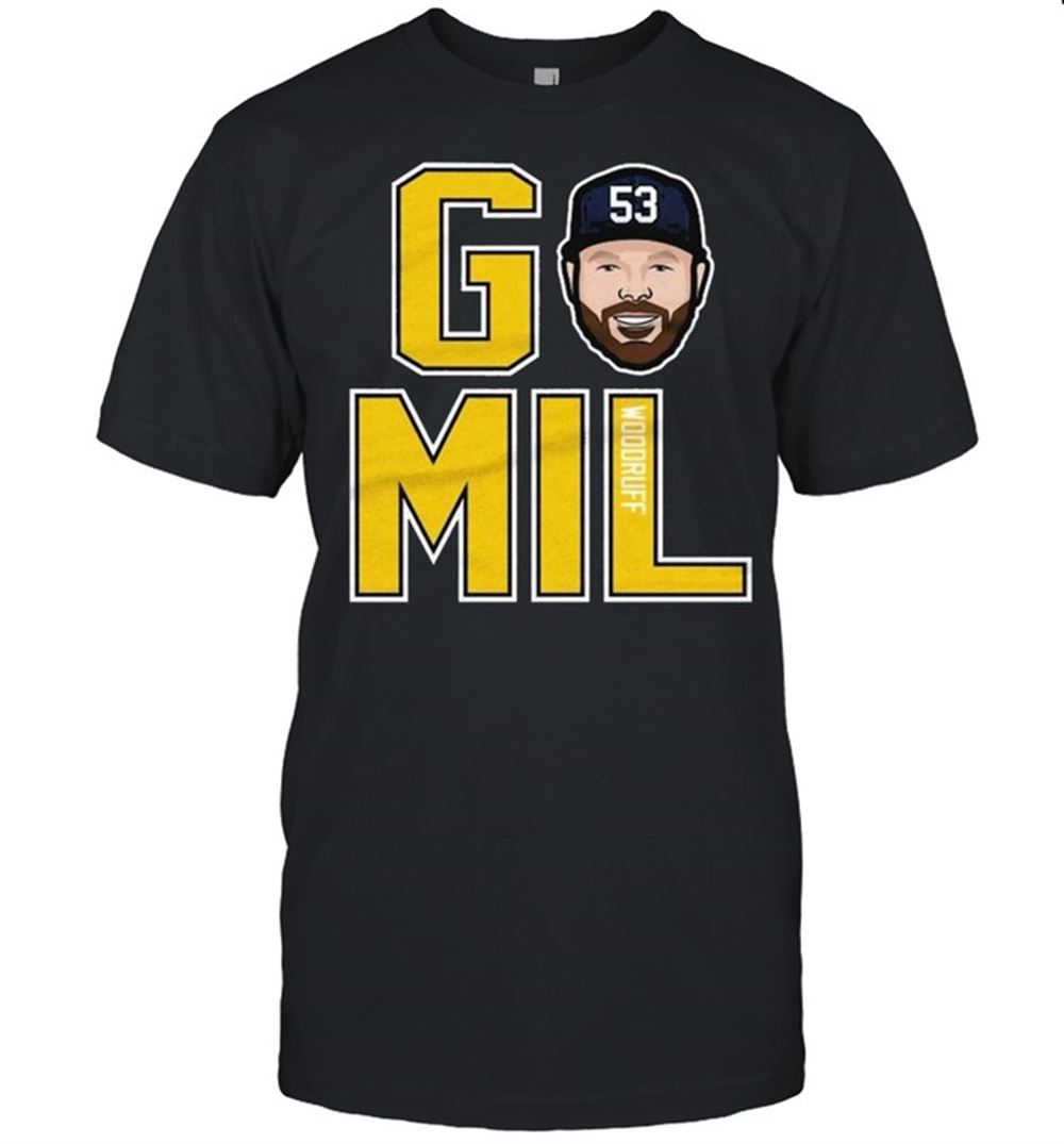 Promotions Milwaukee Brewers Brandon Woodruff Go Mil Shirt 