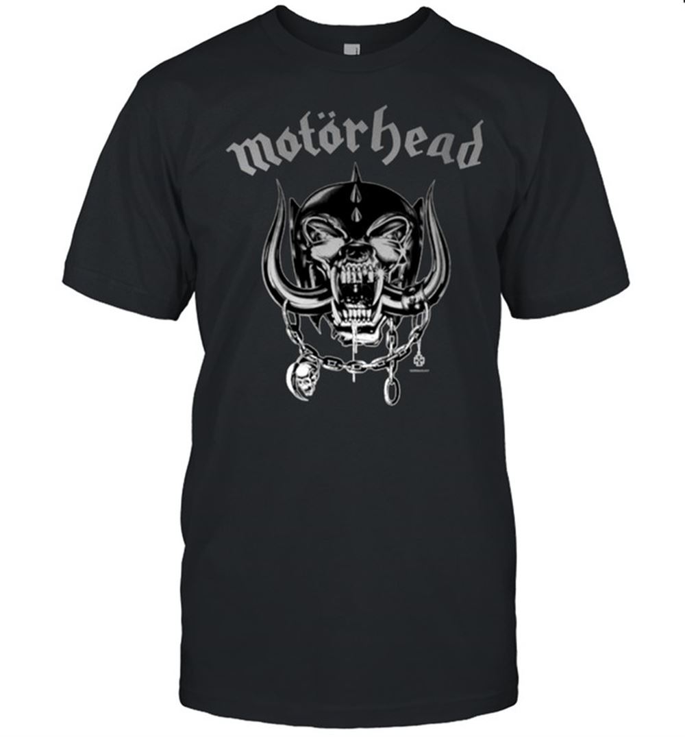 Best Motörhead Metallic Skull T-shirt 