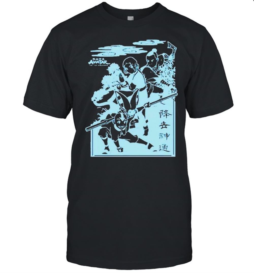 High Quality Nintendo Avatar The Last Airbender Main Cast Shirt 