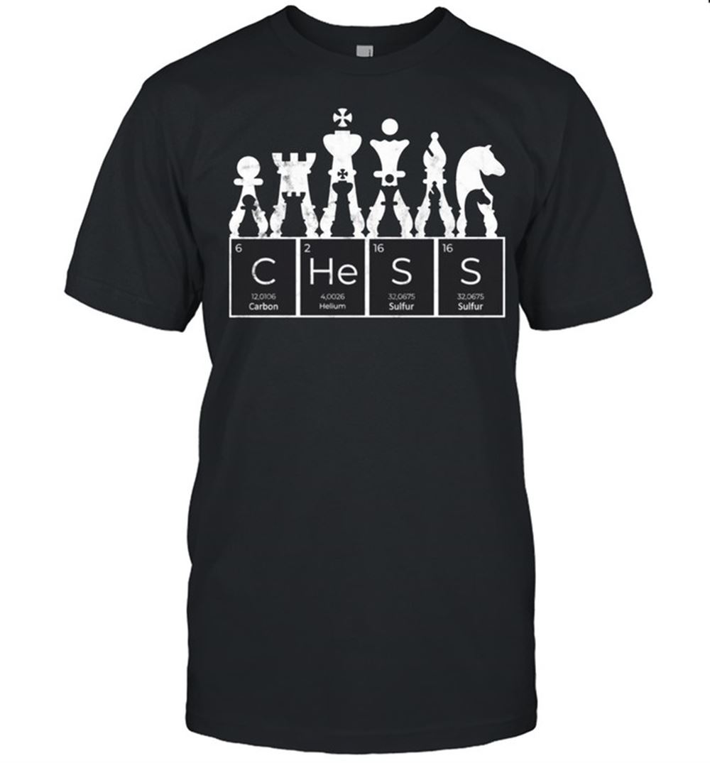 Special Periodic Table Elements Chess Shirt 