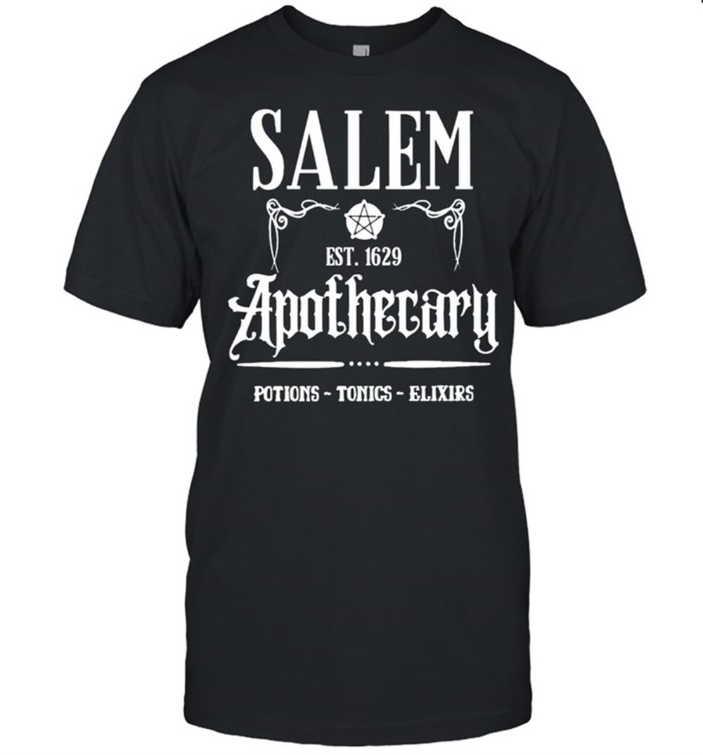 Interesting Salem Apothecary Potions Tonics Elixirs Shirt 