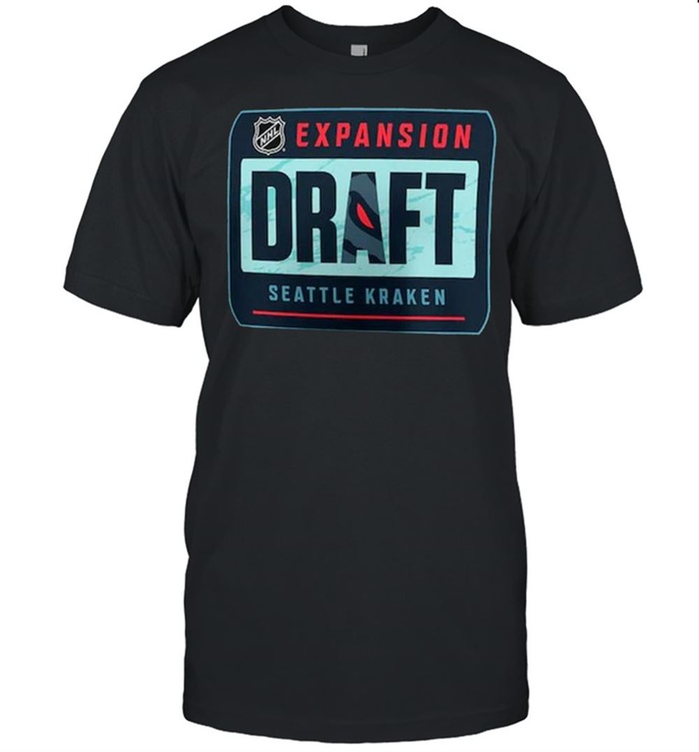 Great Seattle Kraken Fanatics Branded 2021 Nhl Expansion Draft Logo Shirt 