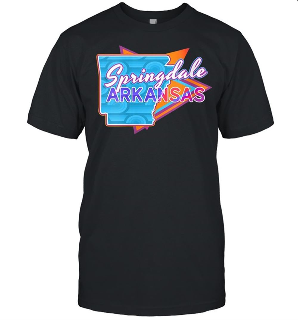 High Quality Springdale Arkansas Vintage Retro Throwback T-shirt 