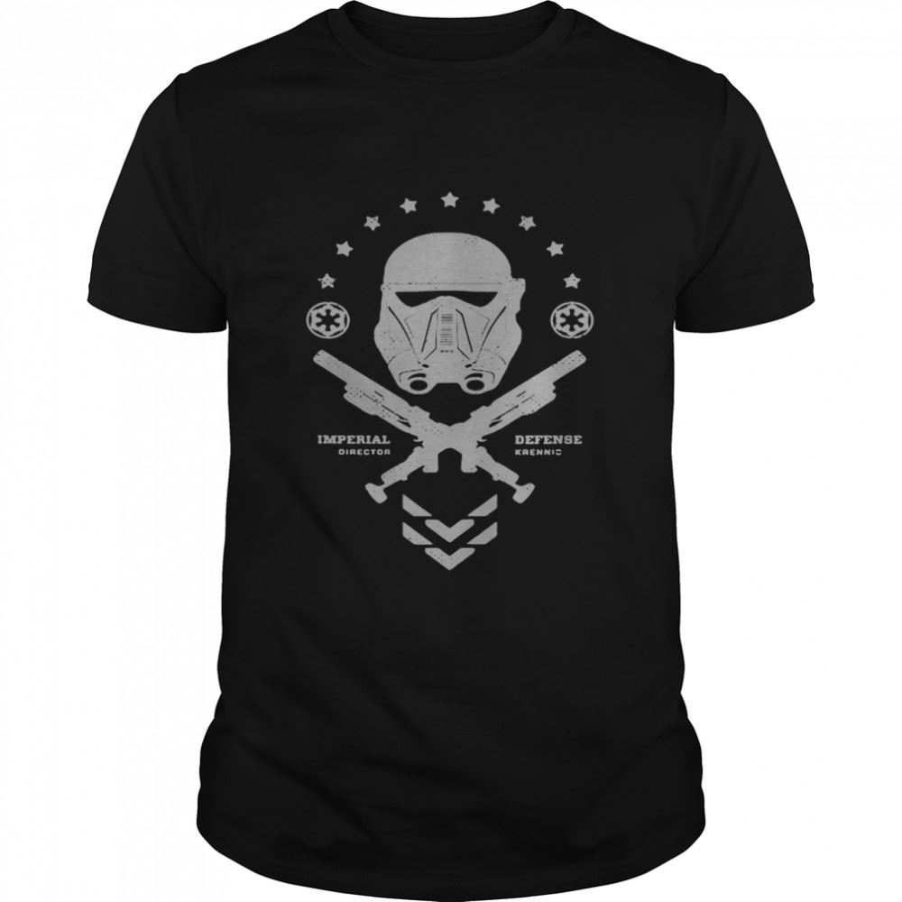 Awesome Star Wars Rogue One Death Trooper Imperial Defense T-shirt 