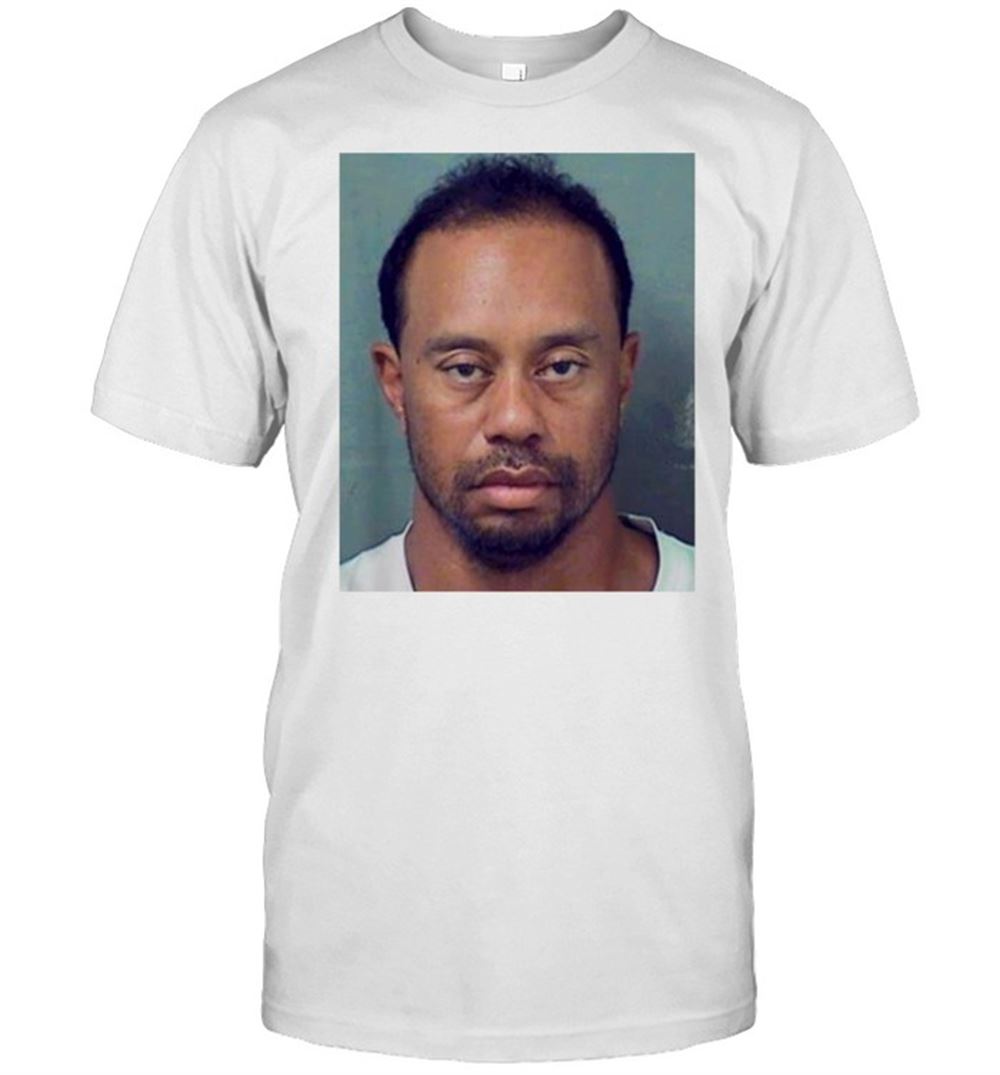 Promotions Tiger Woods Mugshot Shirt 