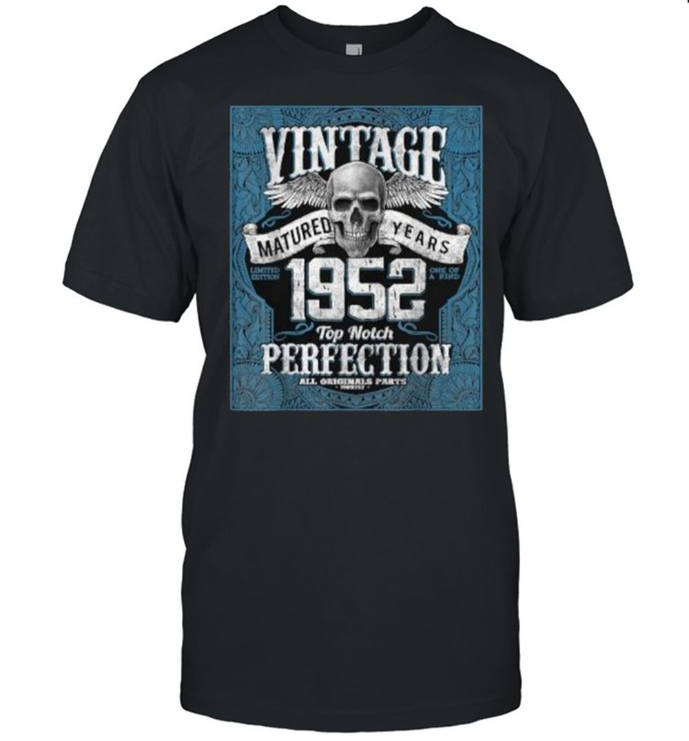 Attractive Vintage 1952 Limited Edition 1952 Skull T-shirt 