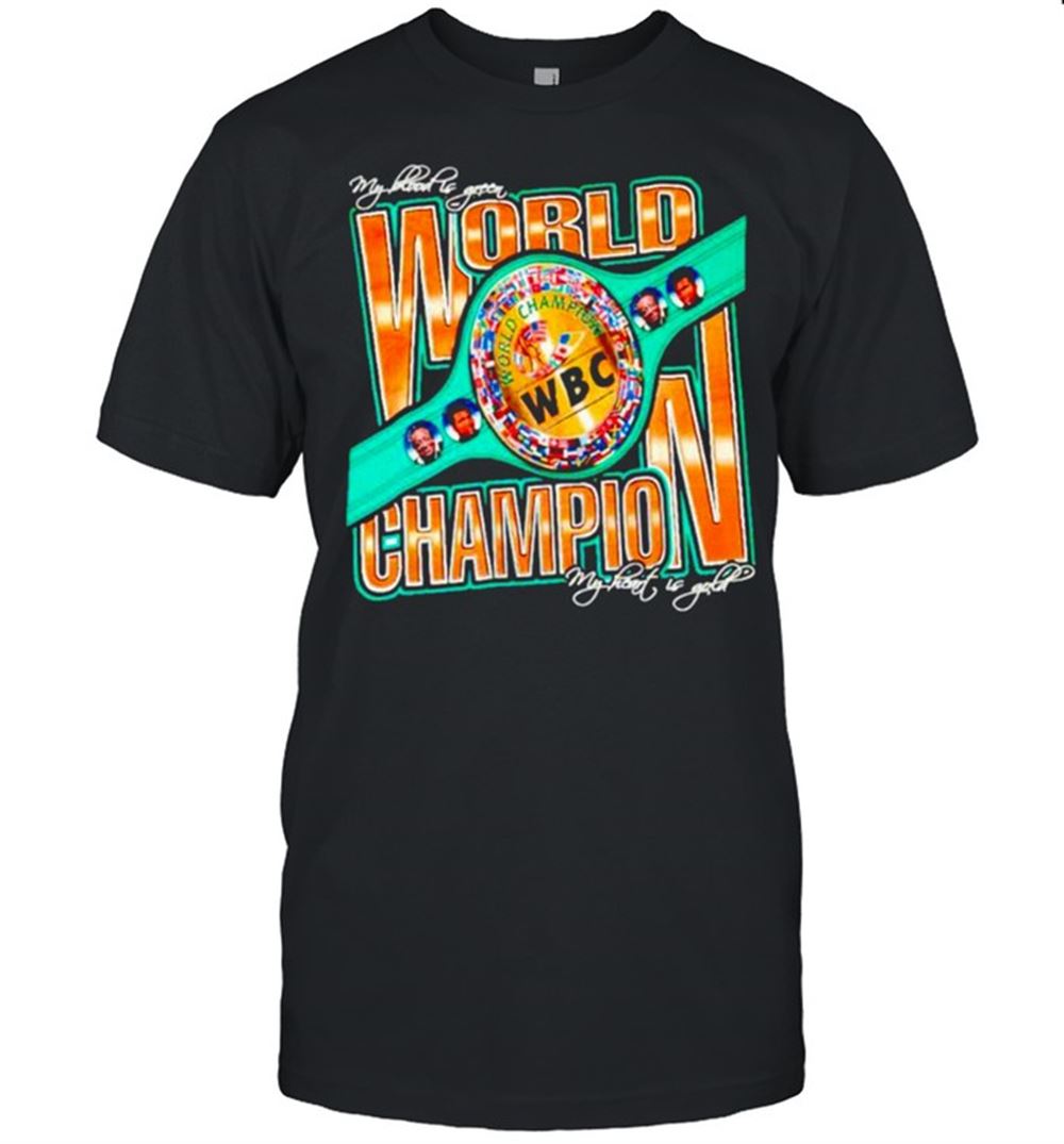 Limited Editon World Boxing Council Championship Belt Shirt 