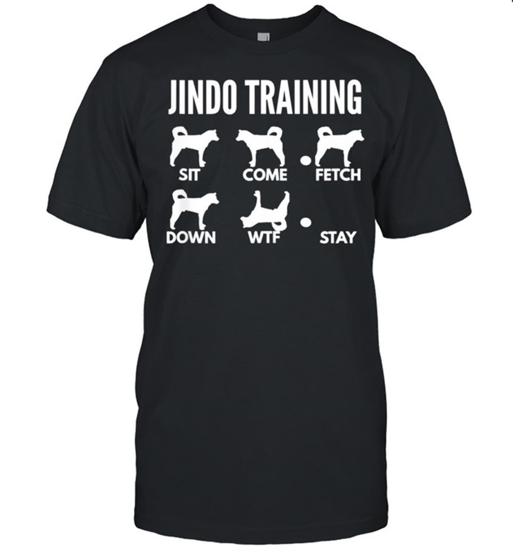 Awesome Jindo Training For Korean Jindo Dog Owners Shirt 