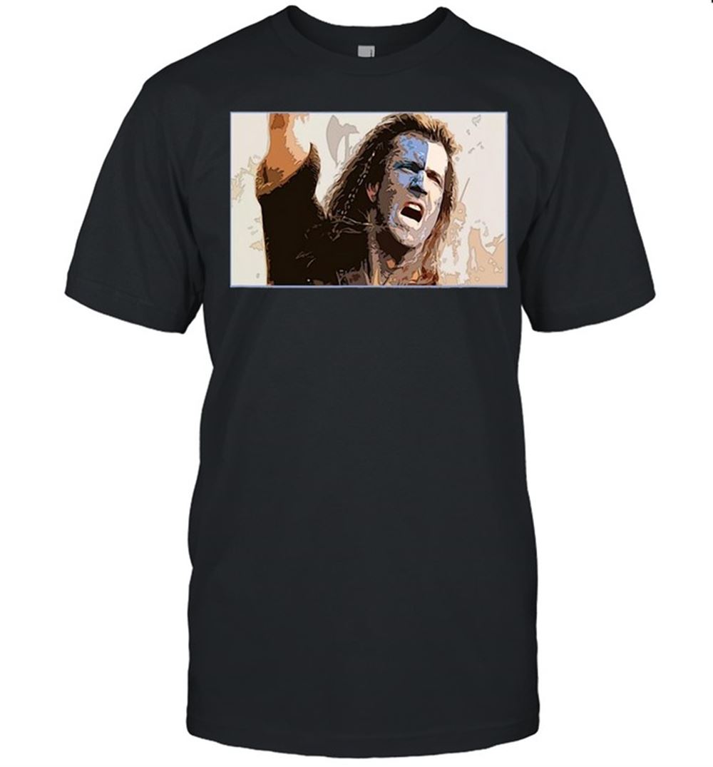 Great Mens Freedom Scotland Movie Braveheart T-shirt 