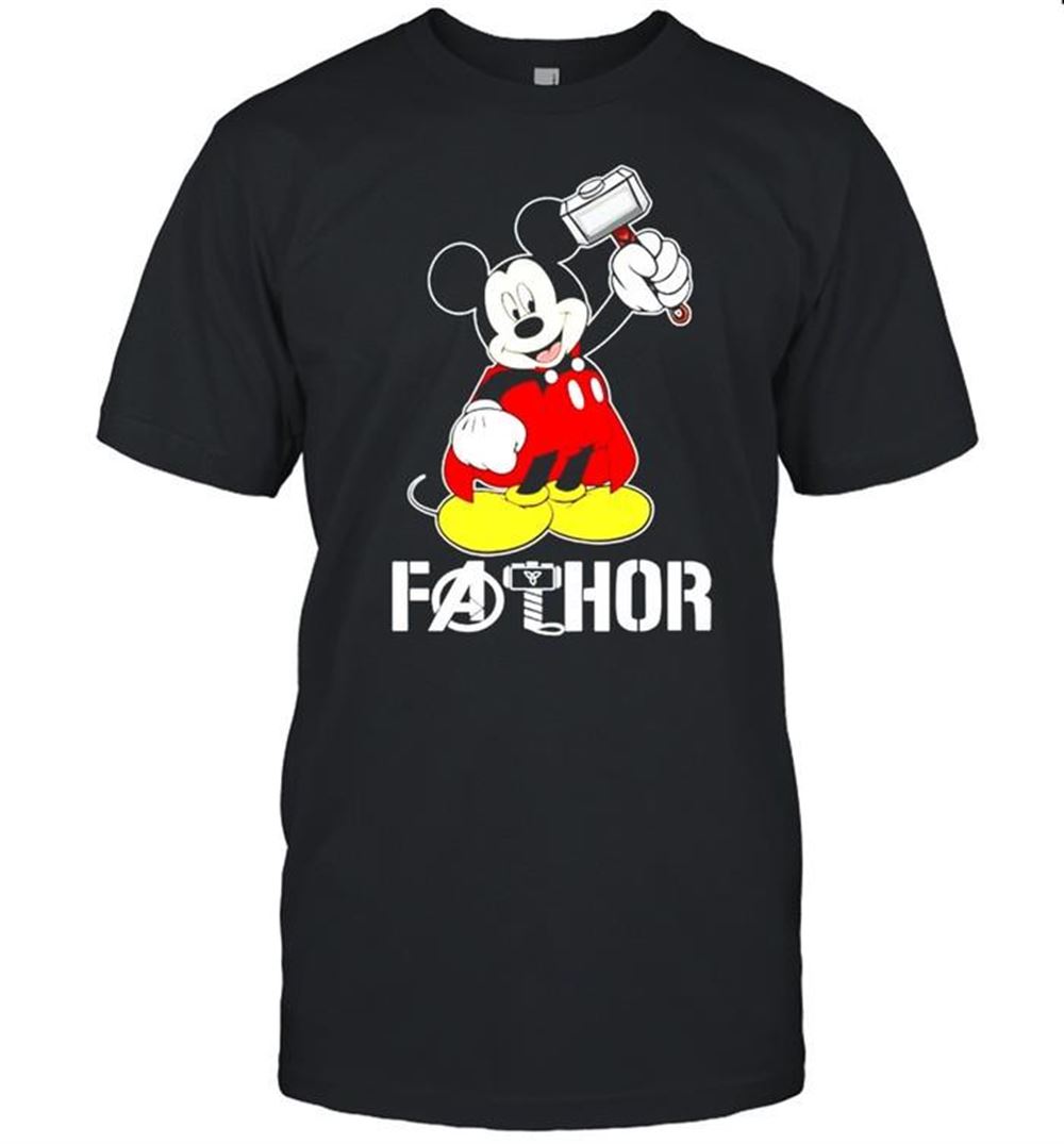 Attractive Mickey Thor Fathor Shirt 