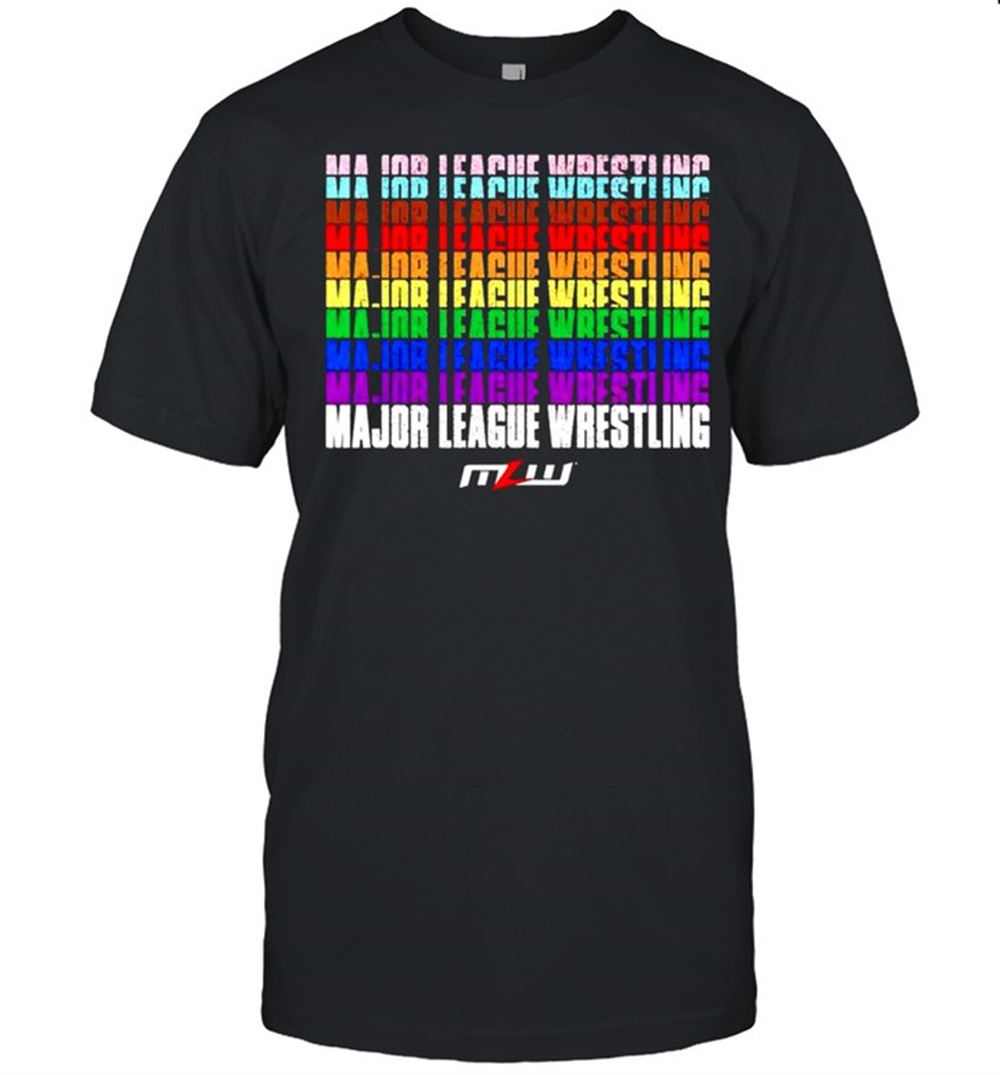 High Quality Mlw Mlw Wordmark Pride Shirt 