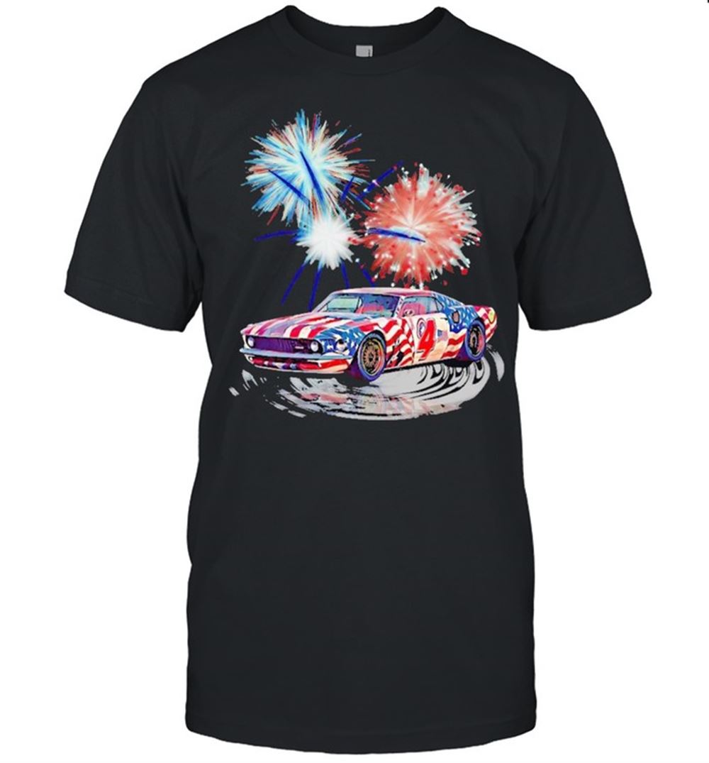 Amazing Muscle Car Happy 4th Of July Shirt 