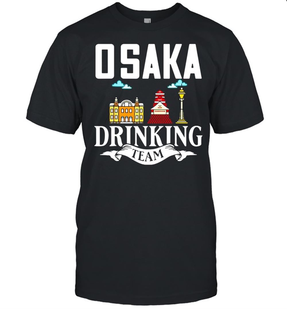 Promotions Osaka Japan City Trip Skyline Map Travel T-shirt 