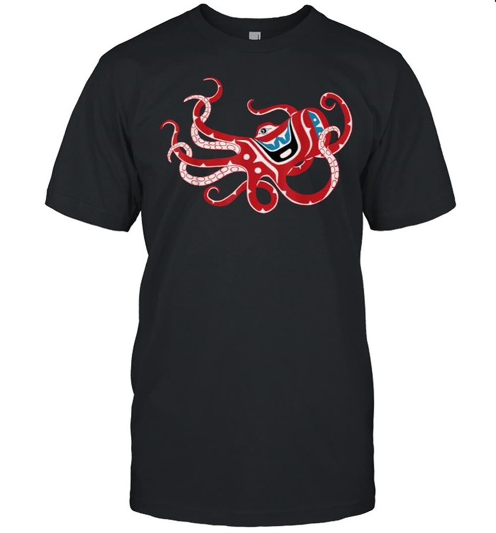Happy Pnw Octopus Tlingit Style Shirt 