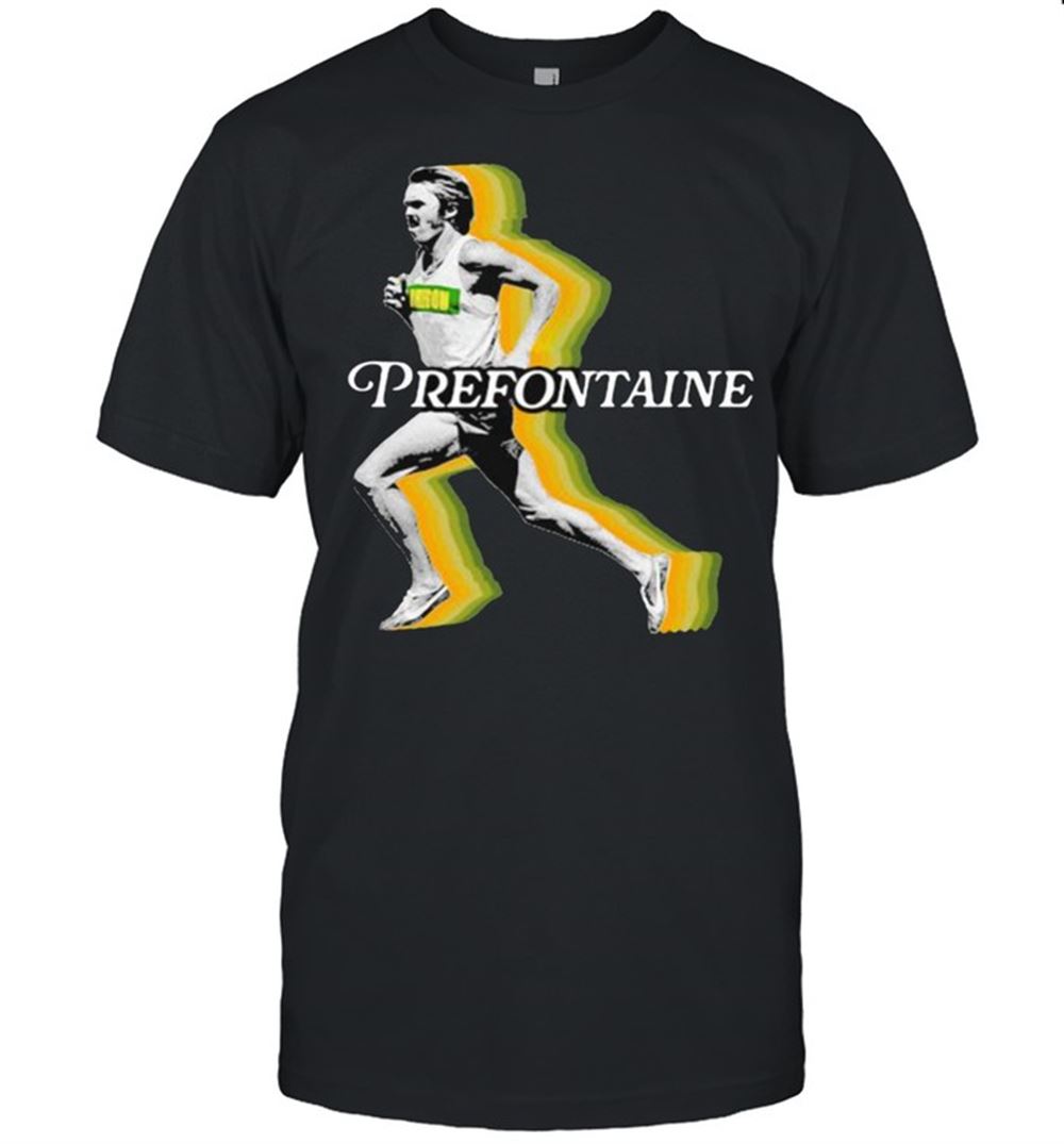 Attractive Prefontaine Running Man Shirt 