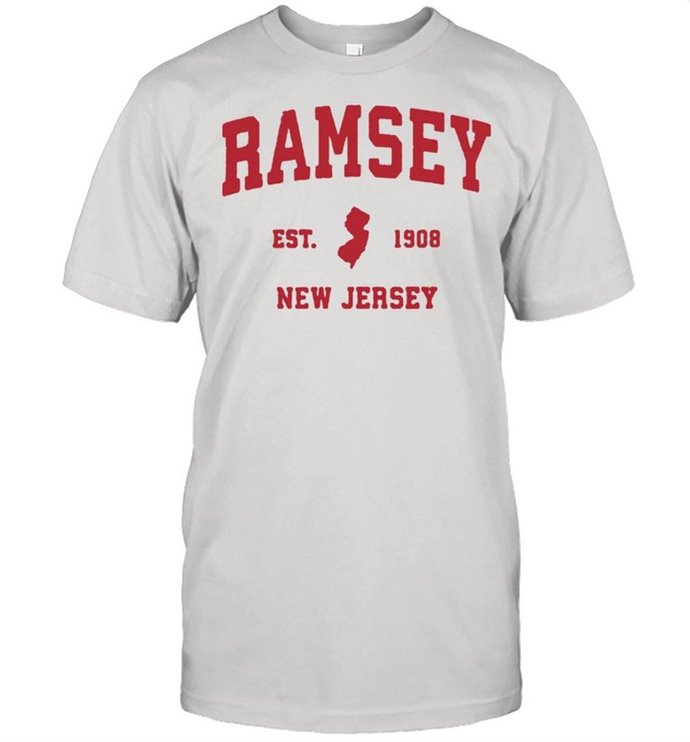 Special Ramsey New Jersey 1908 Nj Vintage Sports Shirt 