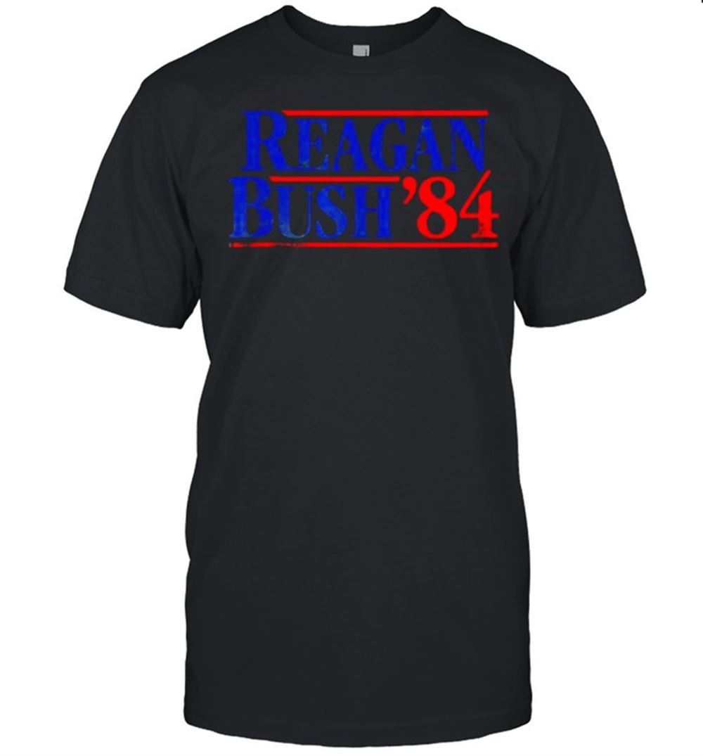 Special Reagan Bush 84 Vintage Style Conservative Republican Shirt 