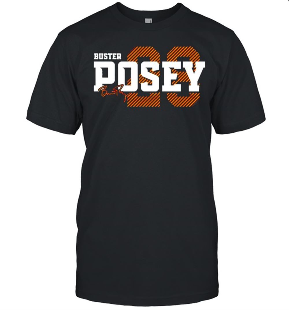 High Quality San Francisco Giants Buster Posey Signature Shirt 