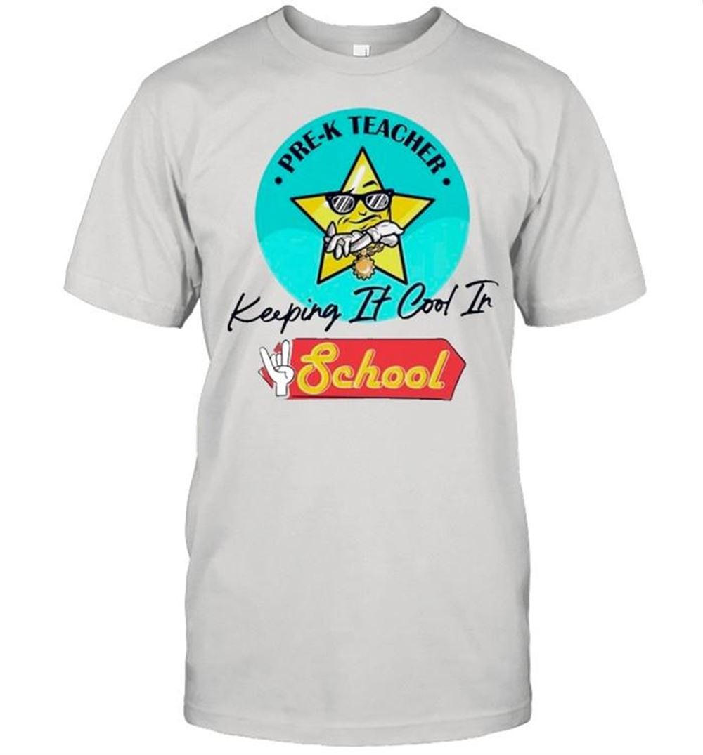 High Quality Starfish Pre-k Teacher Keeping It Cool In School Shirt 