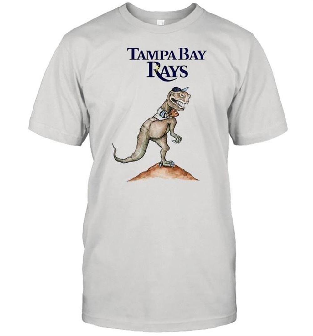 Limited Editon Tampa Bay Rays T-rex Throw A Baseball Shirt 