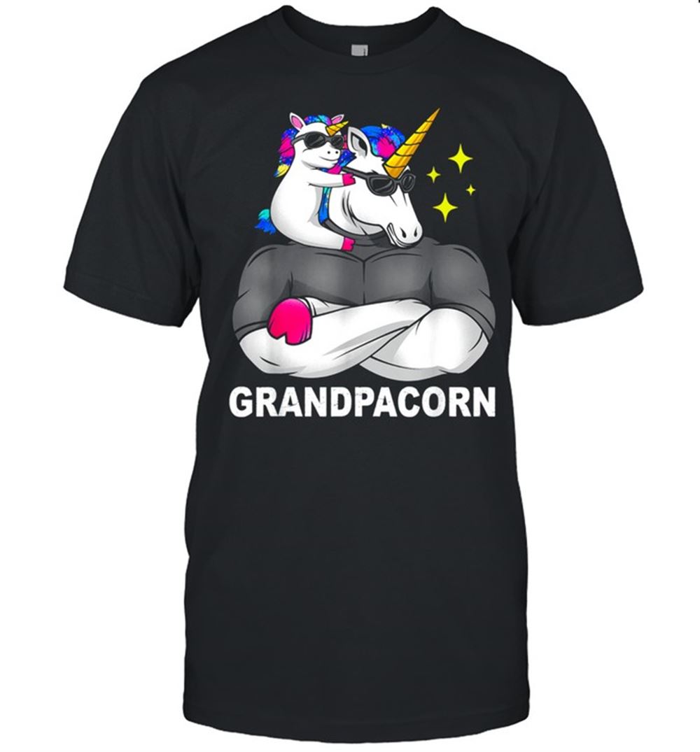 Special Unicorn Toddler With Grandpa Shirt 