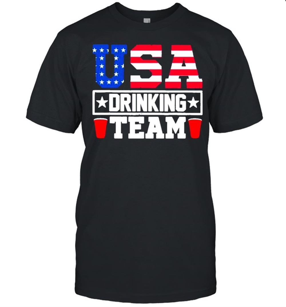 Attractive Usa Drinking Team Shirt 