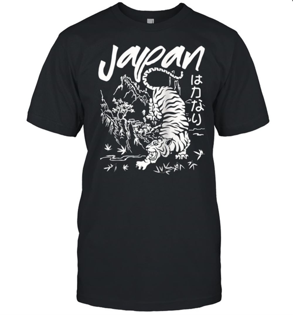 Special Japan Tiger Distressed Casual Chic Shirt 