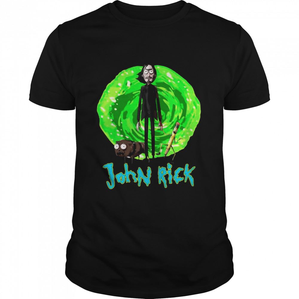 Best John Rick John Wick Rick And Morty Crossover Shirt 