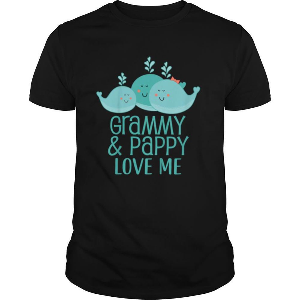 Great Kids Grammy And Pappy Love Me Shirt 